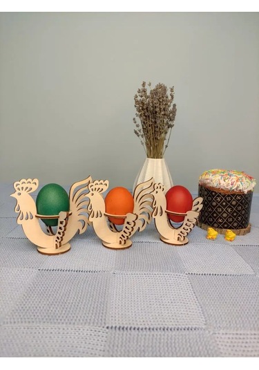 Woodiks Paskalya Yumurtası Standı 152646959 Bej