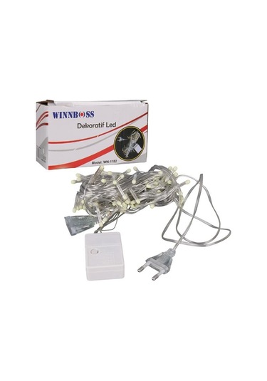 Winnboss Wn-1182 Beyaz Renk 10 Metre Dekoratif Led Yılbaşı Işığı 5 Watt Ac220v Diğer