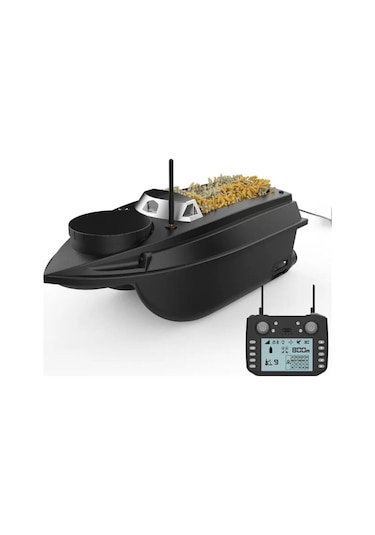 Sazan (YEMLEME TEKNE VE BOT)gps Model Oto Pilot Akıllı Kumanda Son Versiyon Tekne Siyah