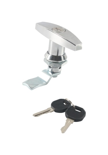 Homyl T Saplı Kilit Anahtarlı Alet Kutusu Araba Gümüş