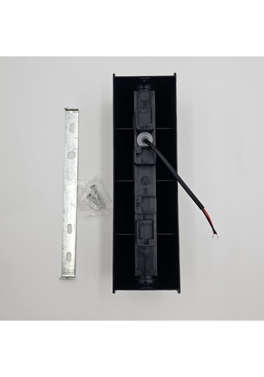 Econa 12 W Dış Mekan Dekoratif Aplik Siyah Kasa 3000k Beyaz