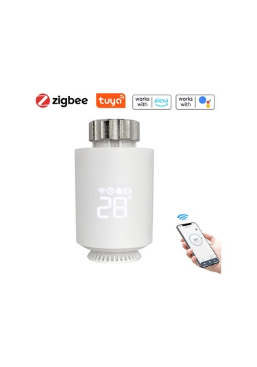 Tuya Zigbee Termostatik Radyatör Vanaları Akıllı Kablosuz E22591