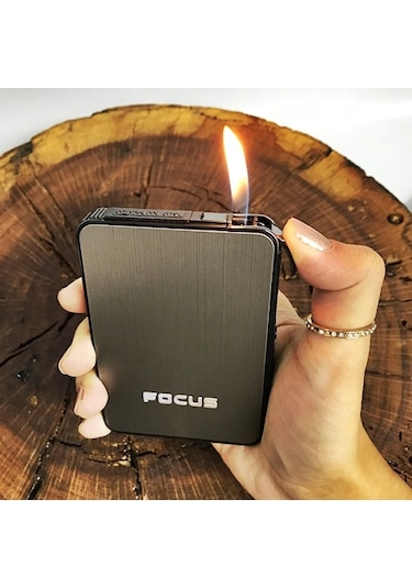 Çakmaklı Kısa Slim Sigara Tabakası Focus N11.584