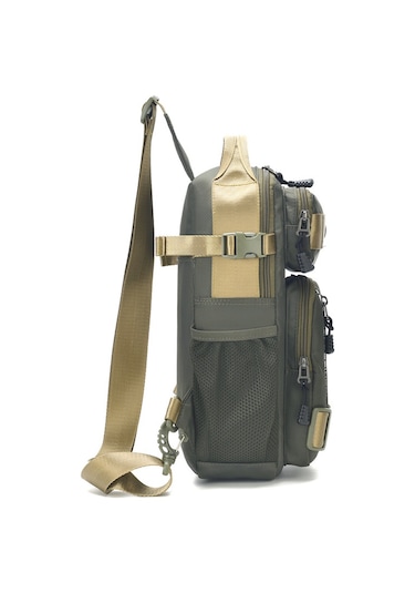 Haoshuai HS1700-01 Çok Amaçlı Çapraz Askılı Omuz, Göğüs, Sırt Çantası