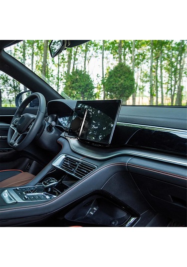 Tenfowee Güçlü Mıknatıslı Araç Telefon Tutucu - 360 Derece Dönebilen Vakumlu Emişli Magsafe Uyumlu Beyaz