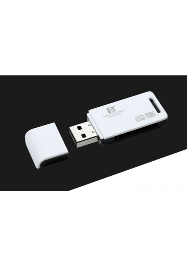 Fosenze Fb360 Usb 2.0 Çift Taraflı Tf/sd Kart Okuyucu, Fotoğraf Makinesi İçin Çok Fonksiyonlu Beyaz Kart Okuyucu