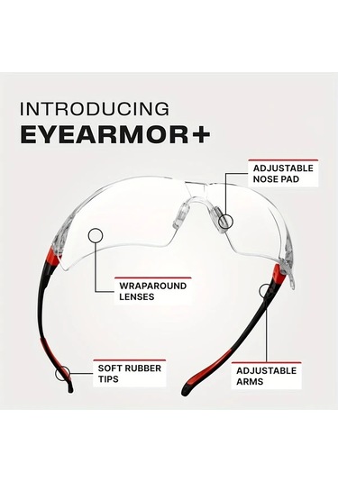 Willowhaven Tmkag01-2 Kalıyadi İş Gözlüğü Anti Fog Ayarlanabilir Hafif Güvenlik Gözlüğü