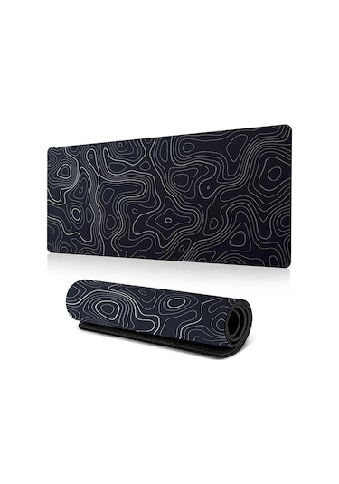 Cbtx 400 900 3mm Soyut Desen Büyük Mouse Pad Termal Transfer Baskı Masaüstü Mat - Line-15