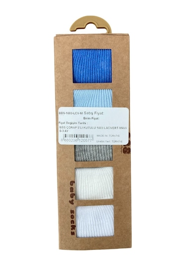Bbs Çorap 5'li Kutulu 1003 Lacivert-mavi