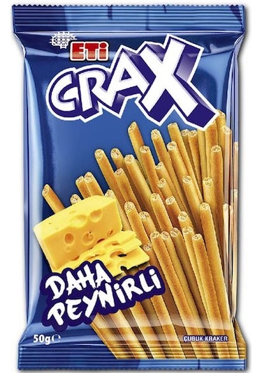 Eti Crax Peynirli Çubuk Kraker 20 x 50 G