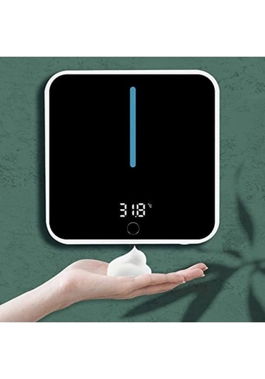 Ulzyvf Otomatik Köpüklü Sabun Dispanseri - 400ml Led Ekranlı, Dokunmatiksiz Şarjlı Banyo Aparatı Diğer