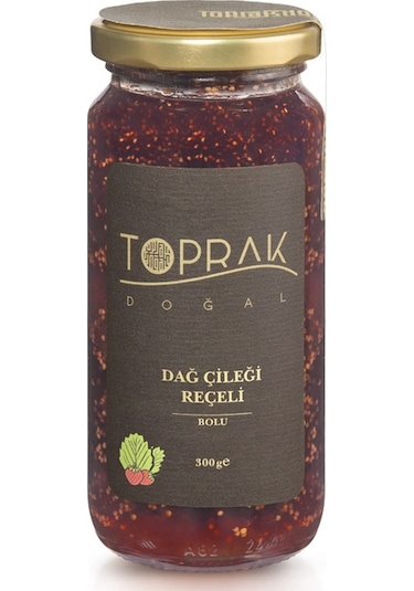 Toprak Doğal Bolu Dağ Çileği Reçeli 300 G