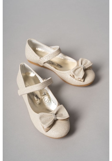 Gimer - Boğma Fiyonk Dore Star Kız Çocuk Ayakkabı - Eyl1510Sg Altın