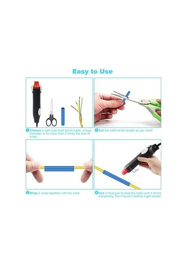 Createtech 300w Mini Isı Tabancası - 220v Ab Tak - 530pcs Kaliteli Isı Tabancası