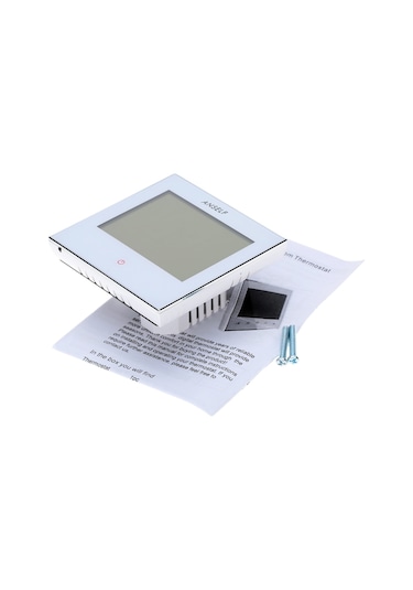 Leezsing 5a 110-230v Haftalık Programlanabilir Lcd Ekran Dokunmatik Ekran Su Isıtma Termostatı Oda Sıcaklık Kontrol Cihazı