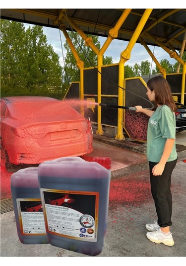 Nano Fırçasız Cilalı Oto Yıkama Şampuanı 5kg Nf9 Red300gr 90lt Su