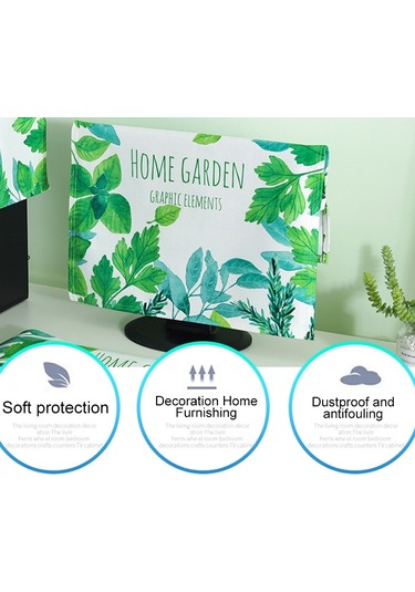 Sones 3'ü 1 Arada Basit Masaüstü Bilgisayar Pc Toz Kılıfı, Boyut: 17-19 İnç Geyik Diğer