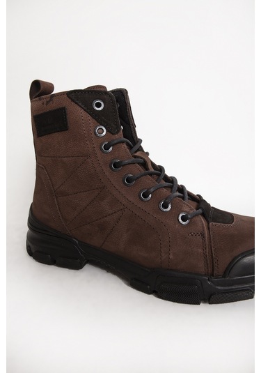 Hammer Jack 102 21520 Mbonn Gerçek Nubuk Deri Erkek Bot Kahverengi