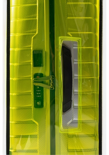 Trink Çanta Şeffaf Valiz Ve Bavul Kılıfı Neon Renk Pvc Neon Sarı