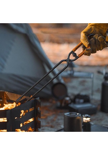 Suntek Kamp Ateşi Maşası 55cm Ateş Çukurları Aletleri Çok Renkli