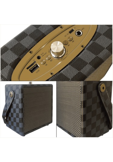 X2 Retro Bass Stereo Bluetooth Hoparlör Fm/aux/usb/tf 10 Watt