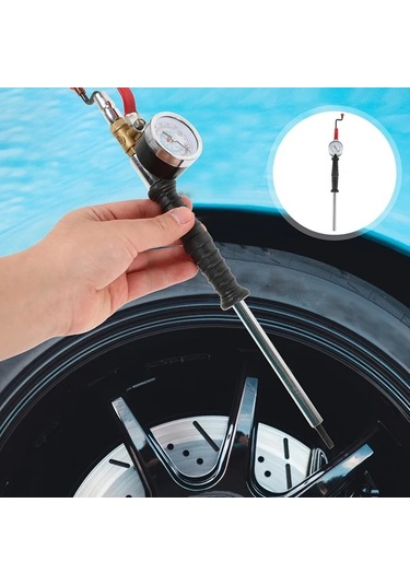 Boatshop1 Hava Basıncı Ölçüm Cihazı Hassas Lastik Basıncı Ölçer Otomatik Tamir Aracı Yükseltme 1 Adet Çoğu Araçla Uyumlu