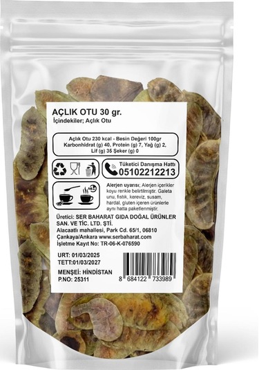 Masala Açlık Otu 30 G