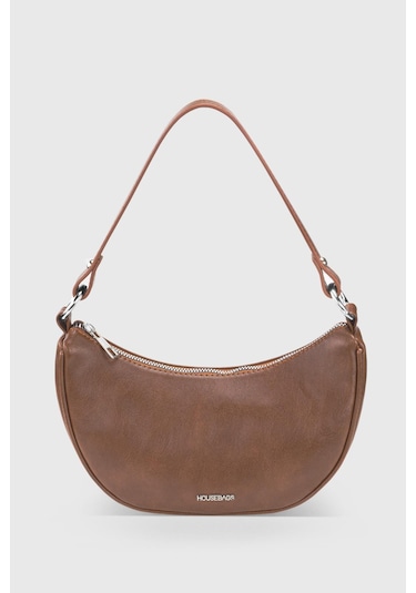 Housebags Kadın Kahverengi Yarım Ay Kol Çantası 251 Kahverengi