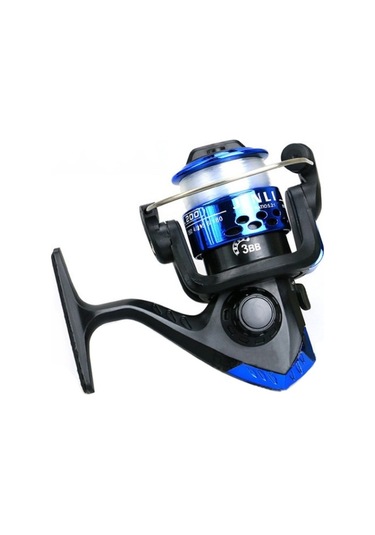 Jl200 Kaplama Plastik 3 Top Rulmanları Şeffaf Çizgilerle Balıkçılık Olta Makinesi 001