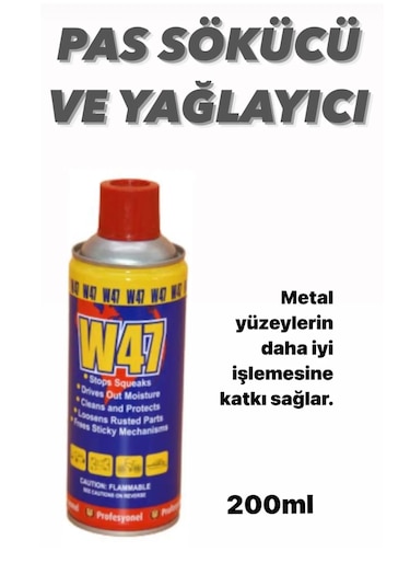Primesegment W47 Pas Sökücü Ve Yağlayıcı 200 Ml