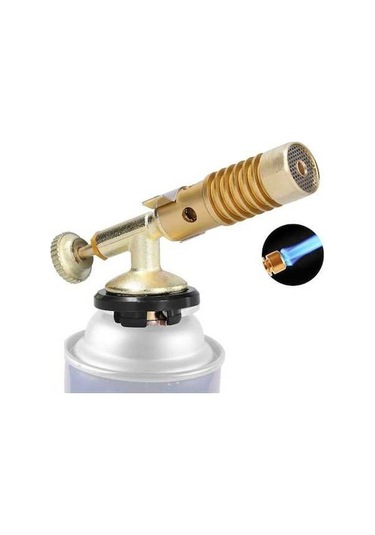 Pazly Tam Bakır Elle Yakıcı Torç, Domuz Tüyü, Pasta Fırınlama, Kalın Cidar, Taşınabilir Küçük Kaynak Aleti, Yarı Bakır 818, Altın Renk, 115 Mm