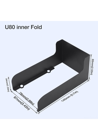 Yaozixa Metal Kapaklı Hava Ve Suya Dayanıklı Zil Çerçeve Seti - 2 Adet 14.5x8.7x5.5 Cm Siyah