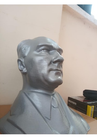 Atatürk Büst Boyasız Ham Gönderim