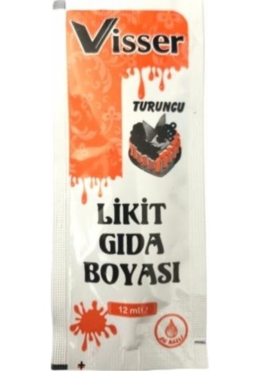 Visser Likit Gıda Boyası 4 x 12 ML