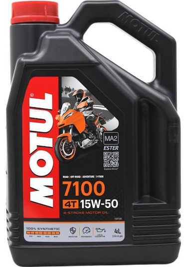 Motul 7100 15W-50 4T Motosiklet Motor Yağı 4 L