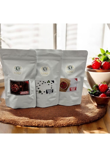 Dondurularak Kurutulmuş Berry Mix Çilek,böğürtlen,frambuaz 60 G