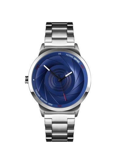 Novahub Skmei 9210 Moda Trend Erkek İş Kol Saati Basit Üç Boyutlu Yüzey Su Geçirmez Altın Kuvars İzle Adam Gümüş Mavi Çok Renkli, Gümüş Mavi Renkli, Pratik Tasarım Çok Renkli