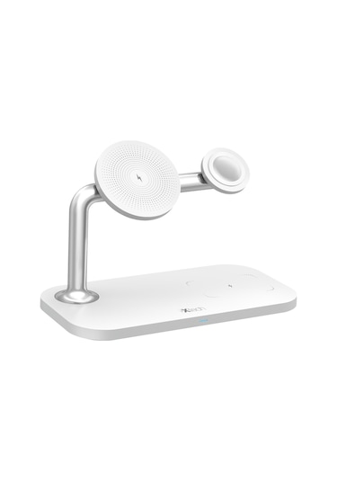 İxtech 15W - IX-HC3 Manyetik 3'ü 1 Arada Kablosuz Şarj Standı