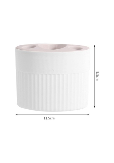 Pazly Ve Tutucusu Suntek Macunu Fırçası Diş Bölmeli Beyaz Aile 5 Tt Beyaz