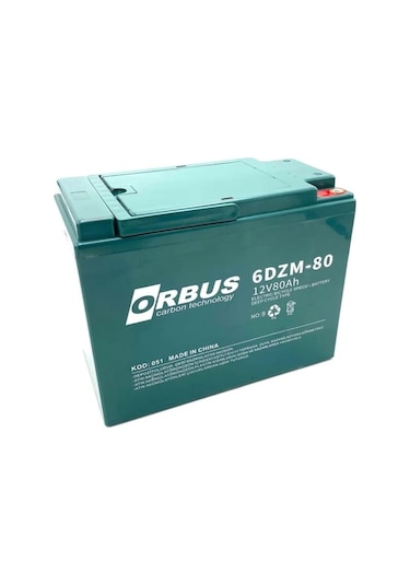 12V 80AH JEL ORBUS ELEKTRİKLİ BİSİKLET AKÜSÜ