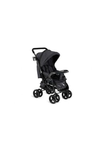 Babyhope 617 Çift Yönlü Bebek Arabası - Siyah