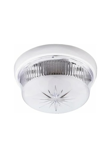 Dekoratif Tavan Glop Armatür Beyaz