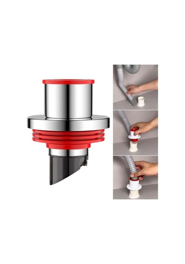 Bosphorusboutique02 High Quality Suntek Tahliye Borusu Sızdırmazlık Tapası Hortumu Contası Gümüş Gümüş