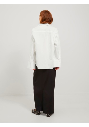 Jjxx Rahat Kesim Beyaz Kadın Gömlek 12246585 Beyaz