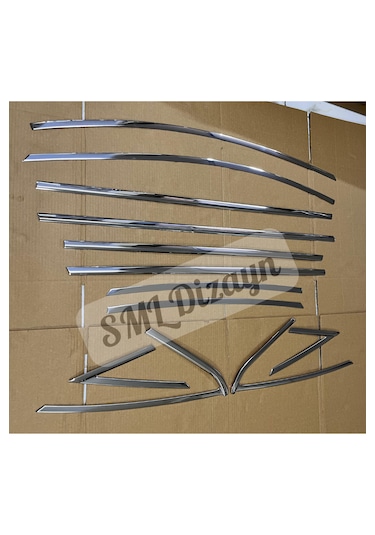 Ford Focus 3-3.5 Krom Cam Çıtası Nikelaj Krom Cam Çıtası