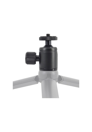 Sones Bh-904 Mini Masaüstü Alüminyum Alaşımlı Tripod Mini Küre Kafa 360 Derece Pan 90 Derece Eğim Tripod