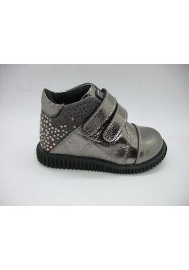 Perlina 00205 Doğal Deri Ortopedik Destekli Bebe Botu 22-25 (379997333) Füme