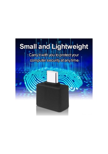 Yaozixa Usb/type-c Parmak İzi Okuyucu - Windows 10/11 İçin Güvenli Ve Kolay Giriş, Şifre Gerektirmeyen Dokunmatik Erişim