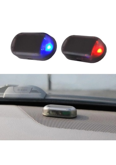 Araç Alarm Işığı Solar Enerjili Yanıp Sönen Güvenlik Uyarı Sistem