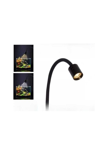 Didadodo Mini Klipsli Lambalar Balık Tankı Işıkları Ayarlanabilir Péyzaž Işıkları Siyah